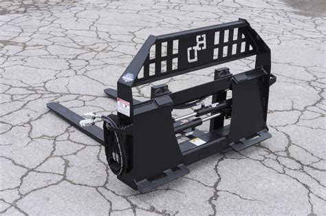 skid steer hydraulic pallet forks|hydraulic adjustable skid steer forks.